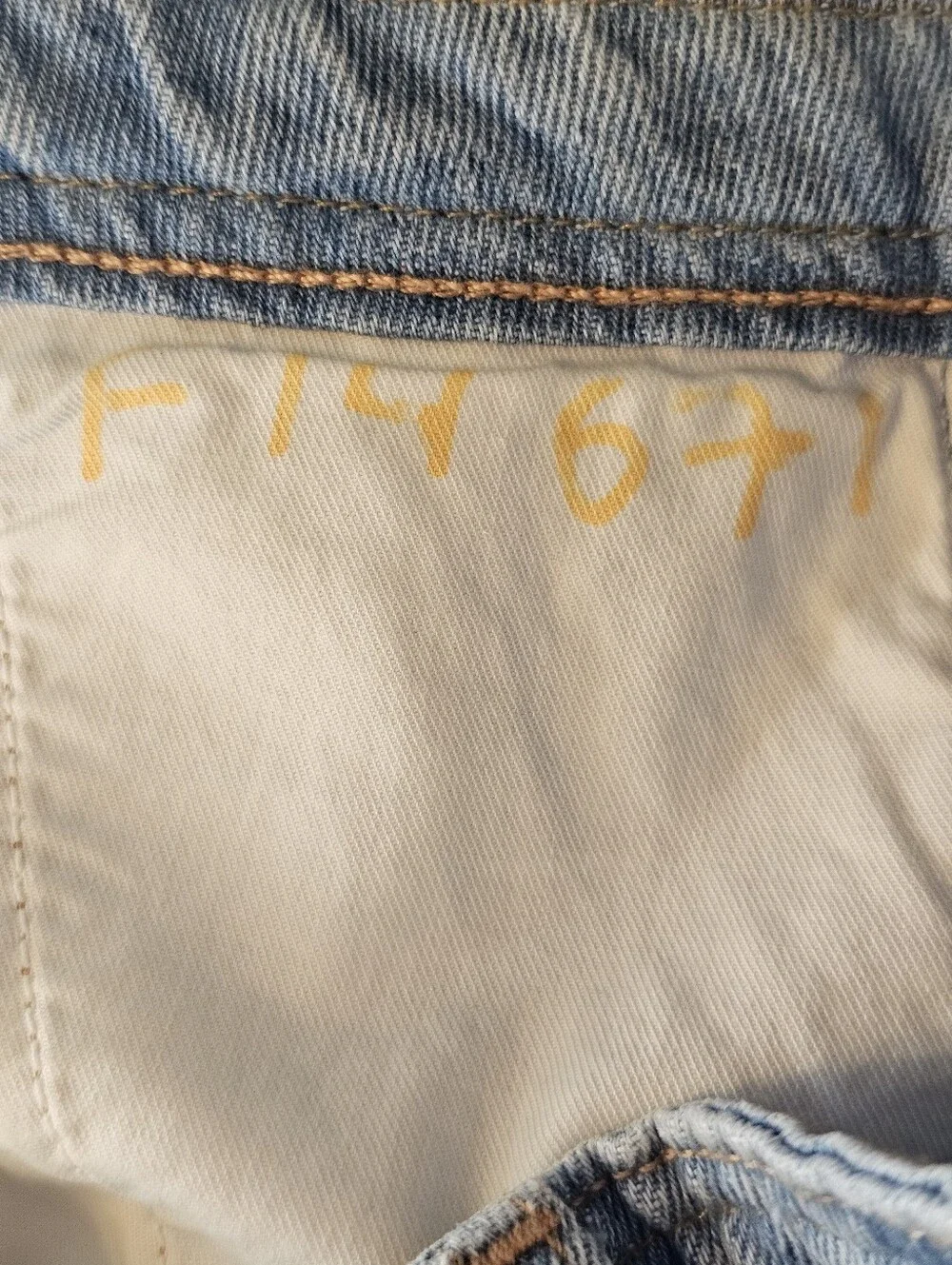 Derek Lam 10 Crosby Denim Mini Skirt With Trouser Pockets Size 26